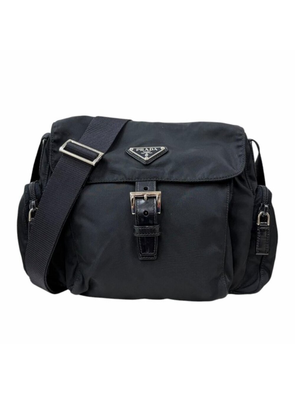Prada Shoulder Bag Nylon Black